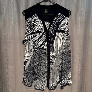 Elie McCarthy Button Up Tank Top